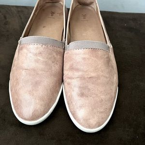 Frye Melanie Slip Ons lilac
